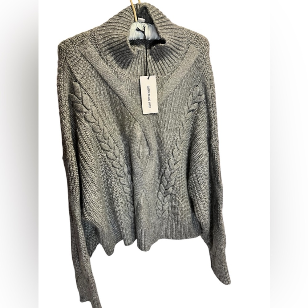 Elizabeth and James Grey sweater